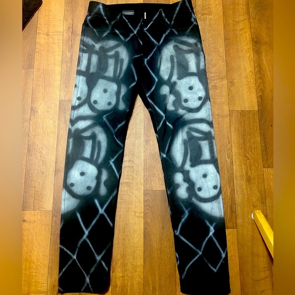 Archive Designer Great condition Givenchy x Chito dog print denim - Picture 2 of 6